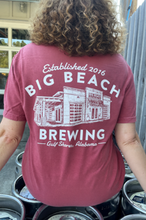 Load image into Gallery viewer, Big Beach Brewing Brick Building Tee
