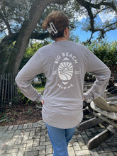 Load image into Gallery viewer, Long Sleeve Big Beach Brewing Brick Building Tee

