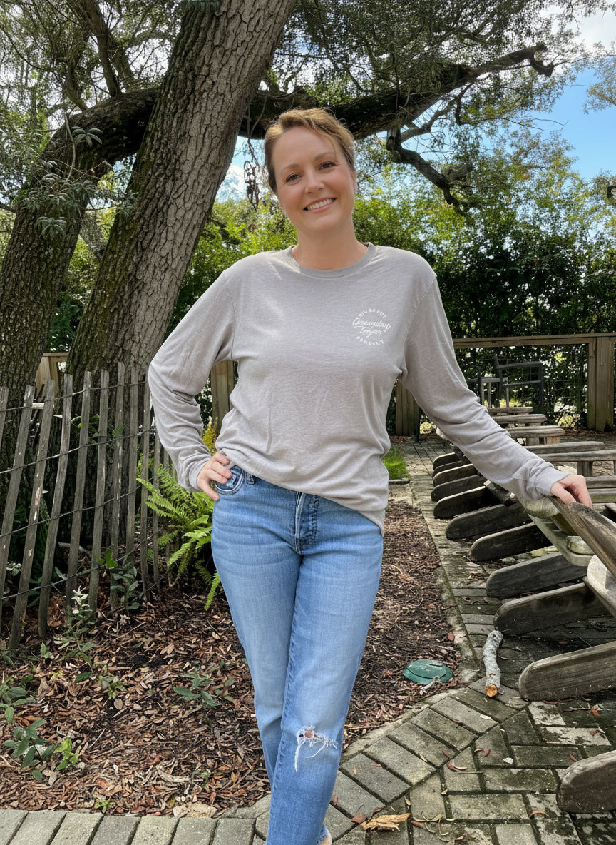 Long Sleeve Big Beach Brewing Brick Building Tee