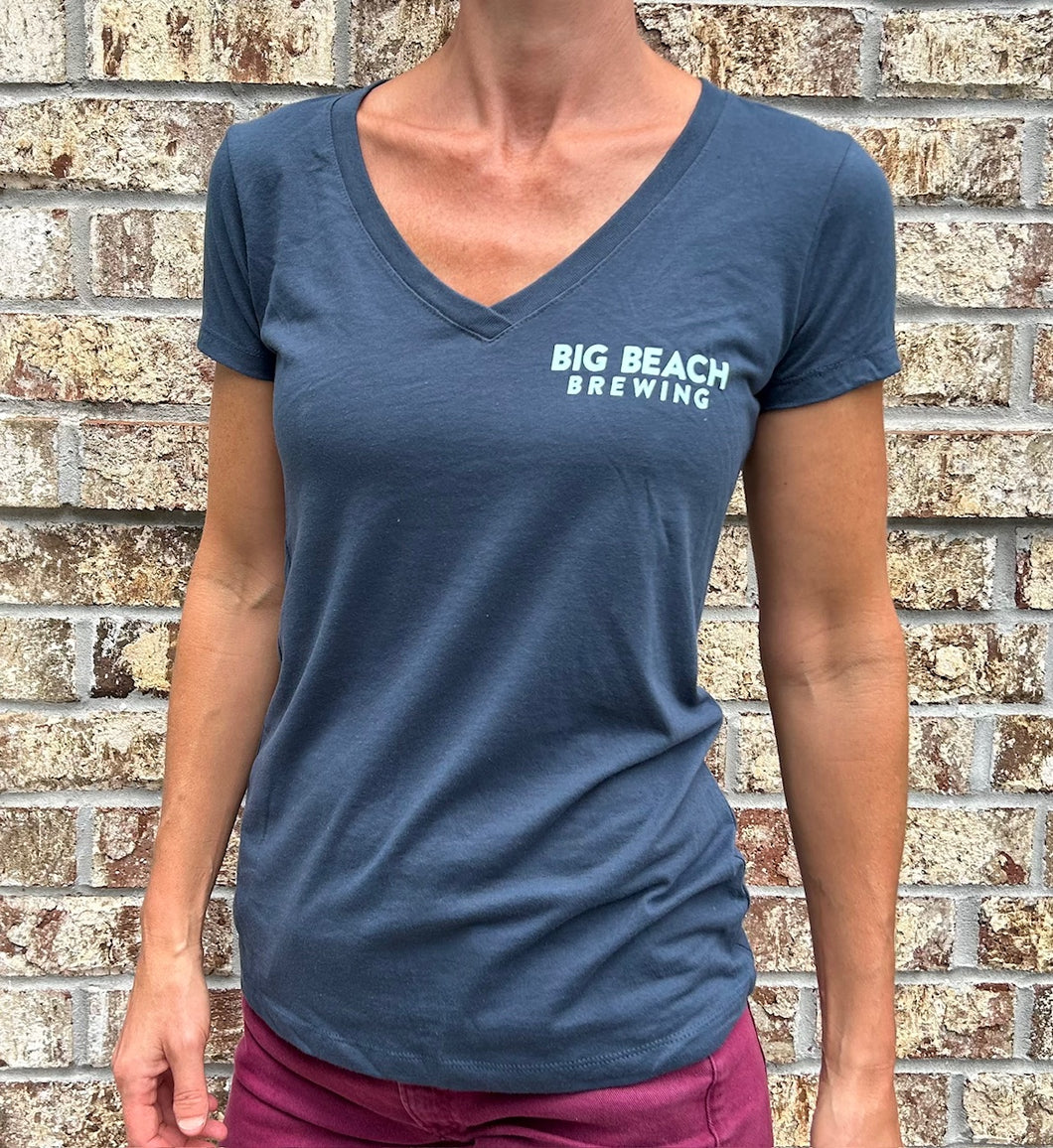 Women's Indigo V-Neck