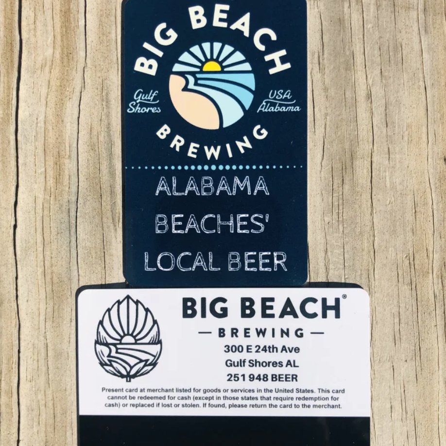 Big Beach Brewing Gift Card